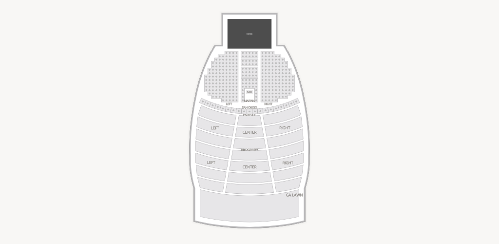 The Rady Shell at Jacobs Park Seating Chart