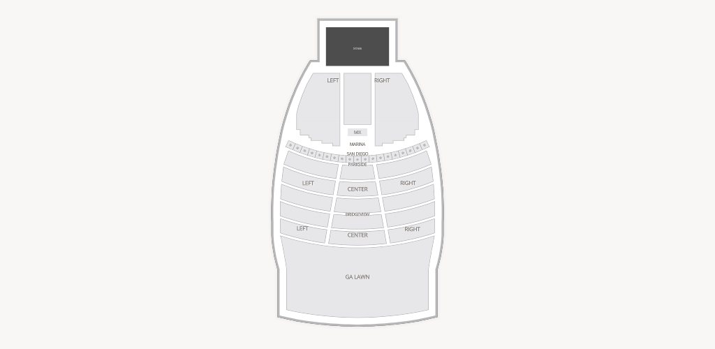 The Rady Shell at Jacobs Park Seating Chart