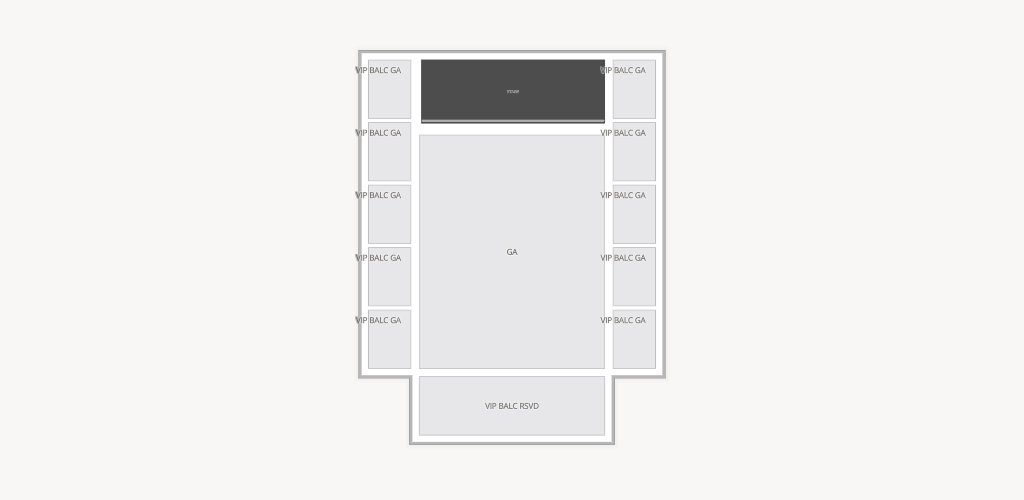 The Rave - Eagles Club Seating Chart