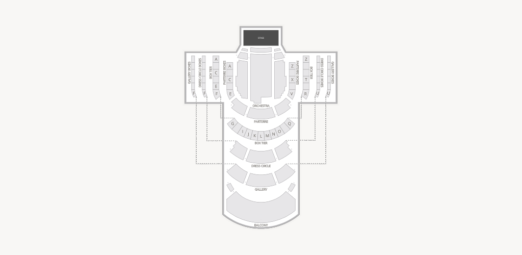 The Smith Center for the Performing Arts Seating Chart