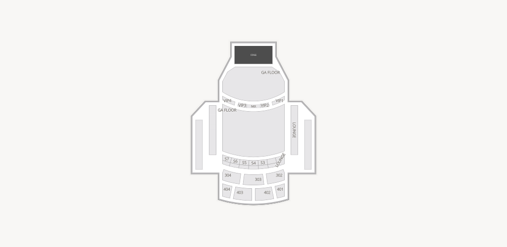 The Theater at Virgin Hotels Seating Chart