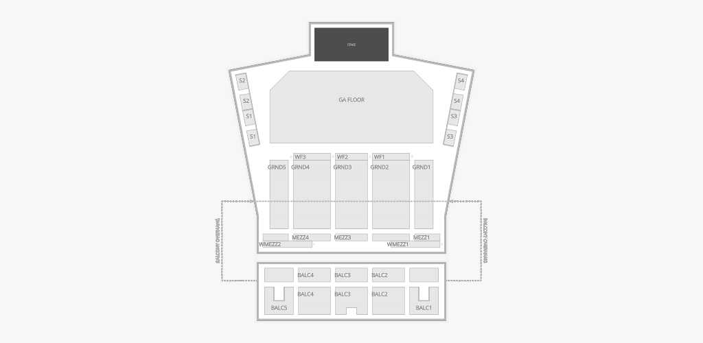 The Theatre at Great Canadian Casino Resort Toronto Seating Chart