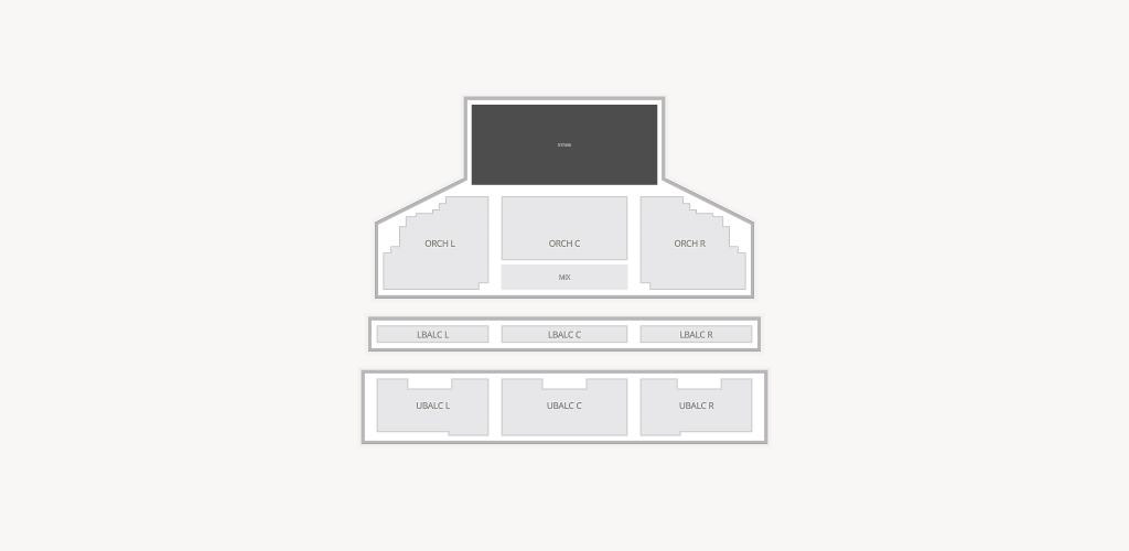 The United Theater on Broadway Seating Chart
