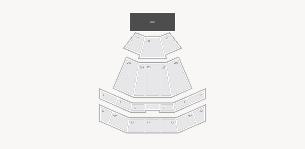 The Venue at Horseshoe Casino Seating Chart