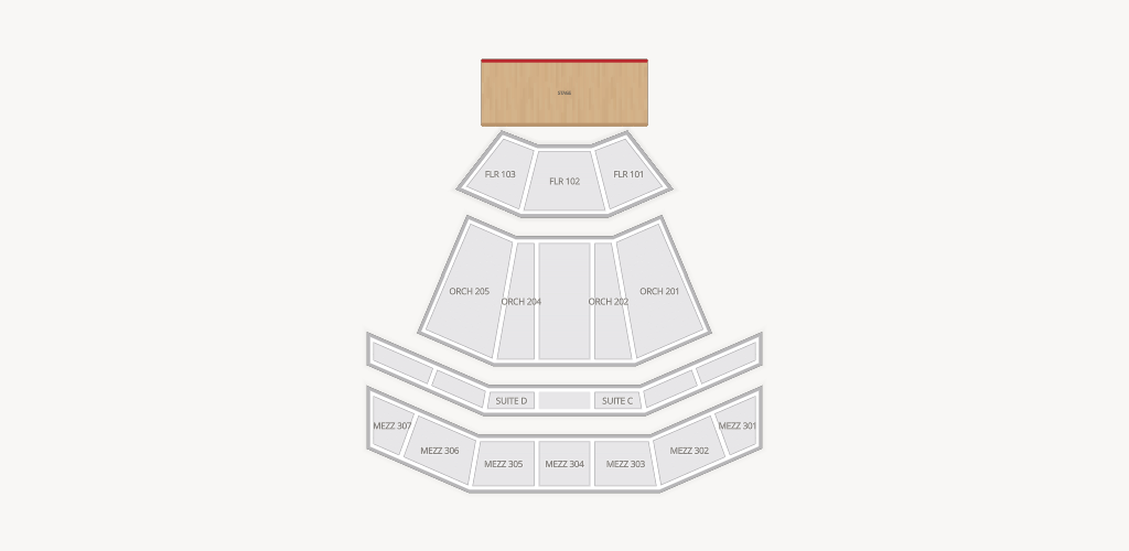 The Venue at Horseshoe Casino Seating Chart