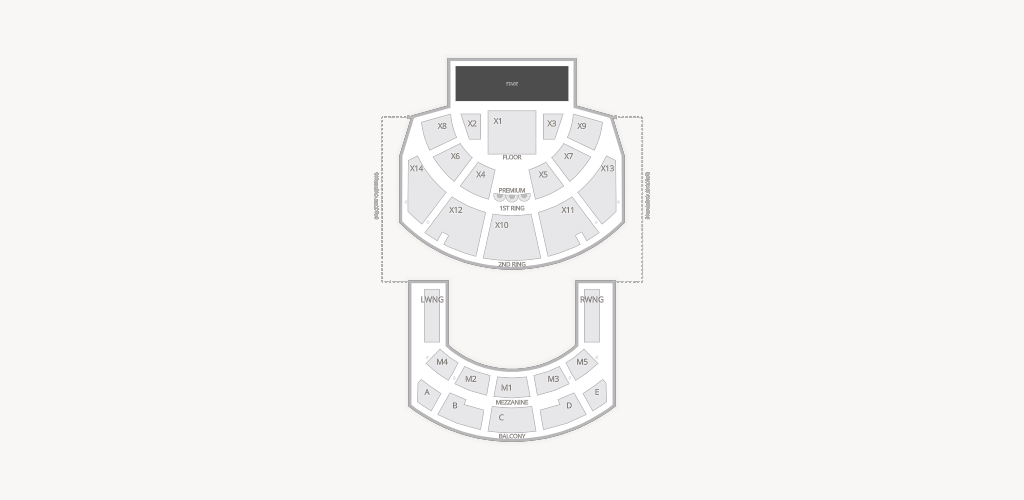 The Vine at Del Lago Resort and Casino Seating Chart