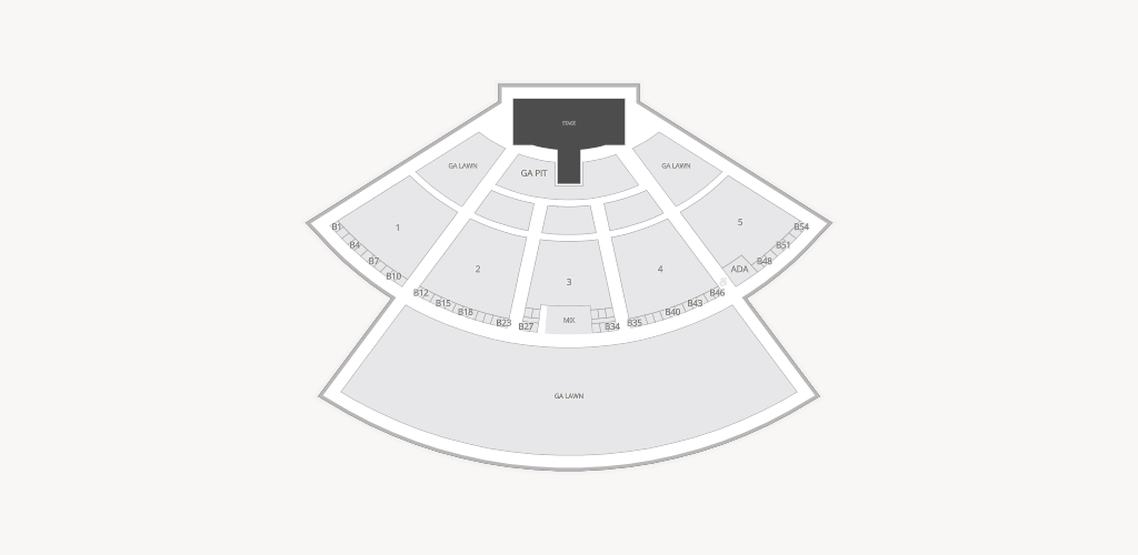 The Zoo Amphitheatre Seating Chart