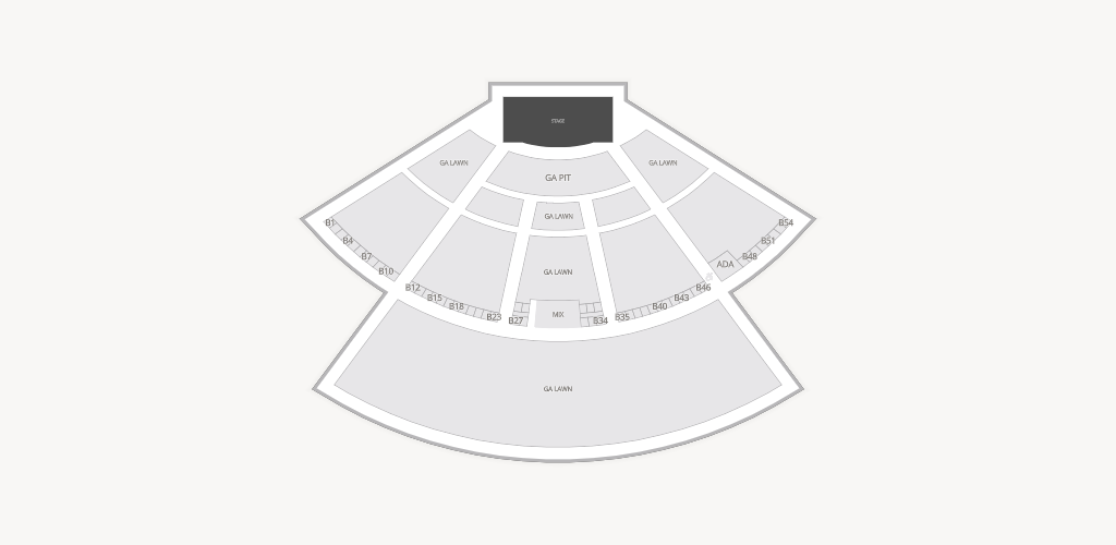The Zoo Amphitheatre Seating Chart