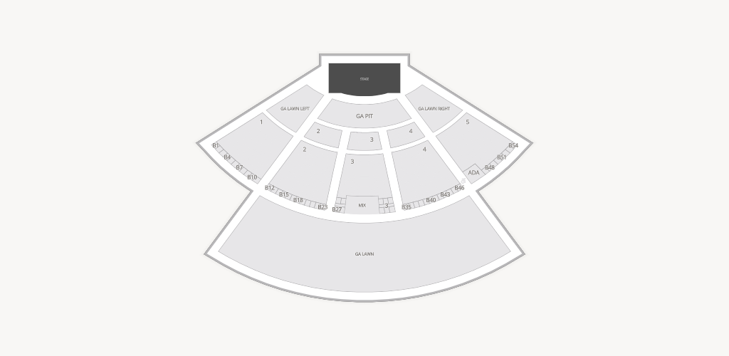 The Zoo Amphitheatre Seating Chart
