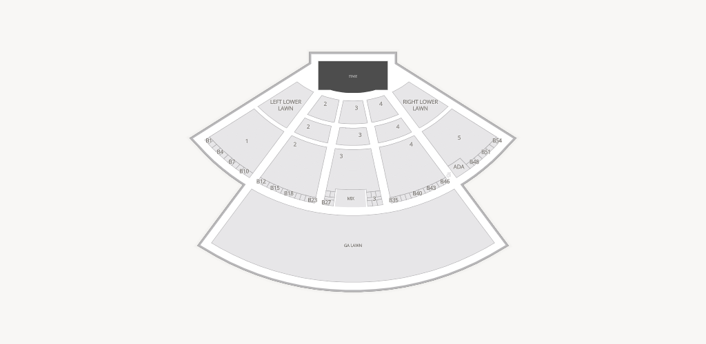 The Zoo Amphitheatre Seating Chart