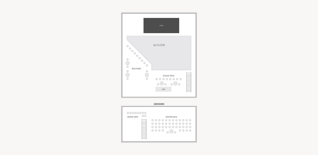 Theatre of Living Arts Seating Chart