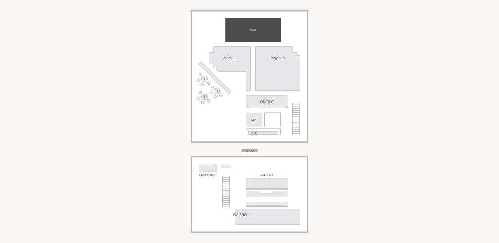 Theatre of Living Arts Seating Chart