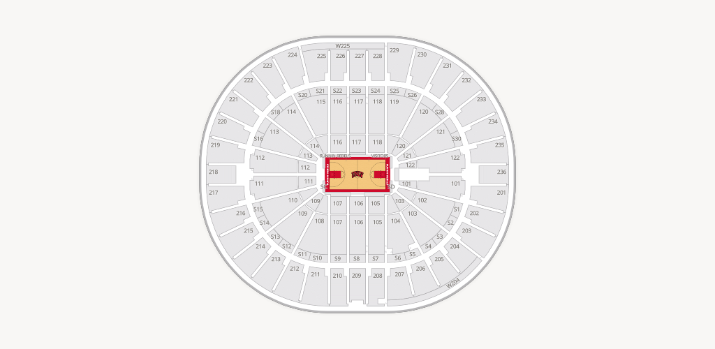 Thomas and Mack Center Seating Chart