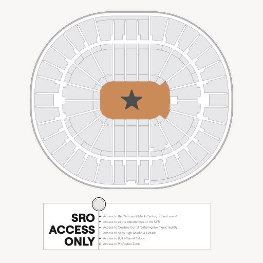 Thomas and Mack Center seating chart