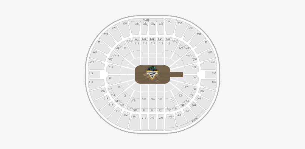 Thomas and Mack Center Seating Chart
