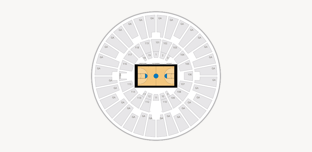 Thomas Assembly Center Seating Chart