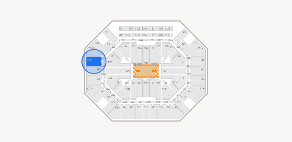 Thompson-Boling Arena at Food City Center Seating Chart