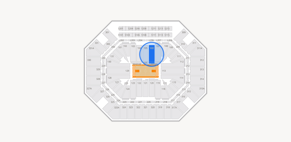 Thompson-Boling Arena at Food City Center Seating Chart
