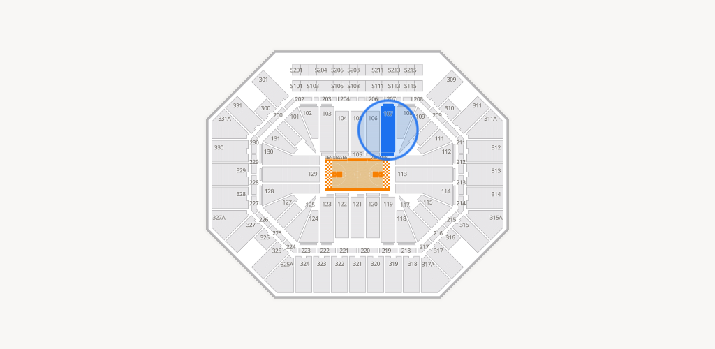 Thompson-Boling Arena at Food City Center Seating Chart