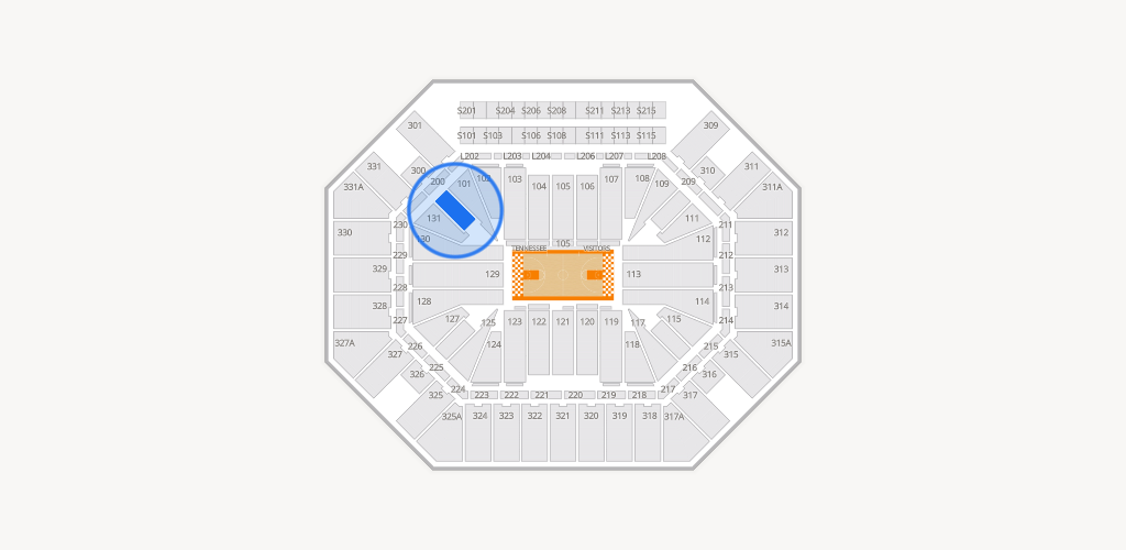 Thompson-Boling Arena at Food City Center Seating Chart