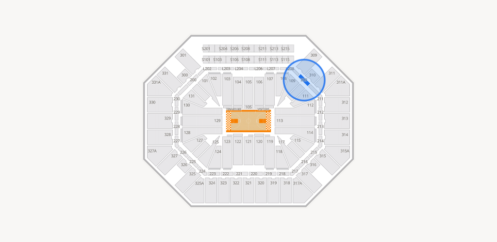 Thompson-Boling Arena at Food City Center Seating Chart