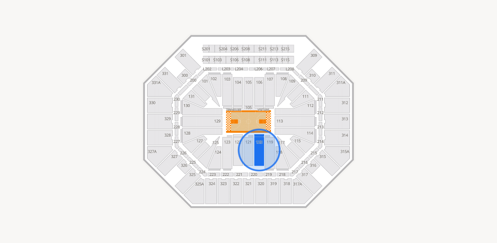 Thompson-Boling Arena at Food City Center Seating Chart