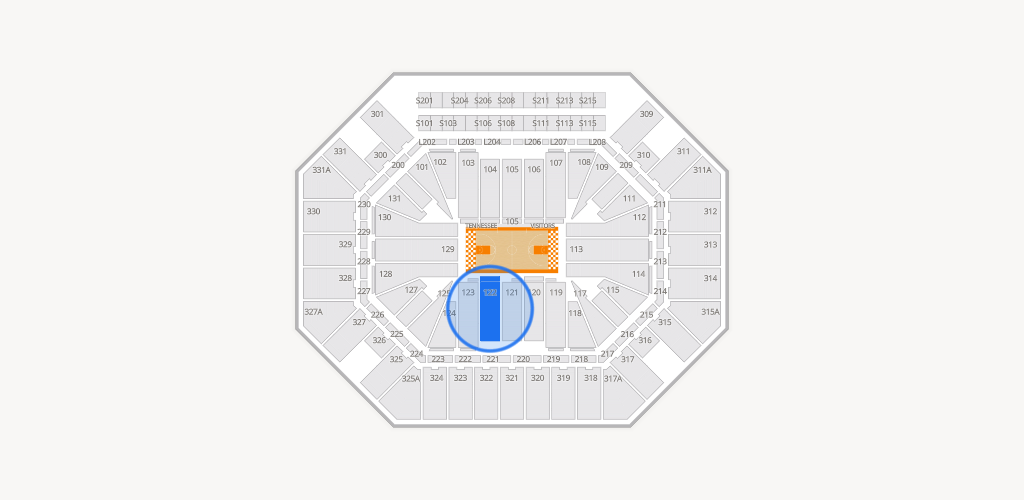 Thompson-Boling Arena at Food City Center Seating Chart