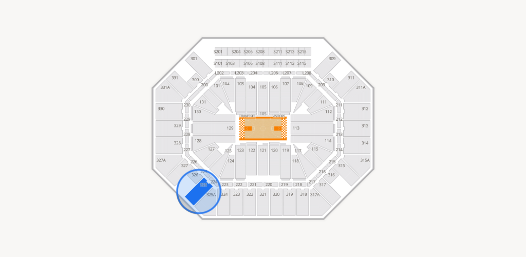 Thompson-Boling Arena at Food City Center Seating Chart