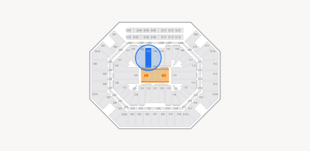 Thompson-Boling Arena at Food City Center Seating Chart