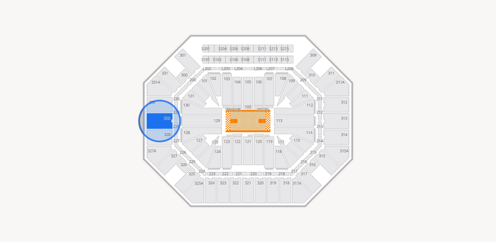 Thompson-Boling Arena at Food City Center Seating Chart