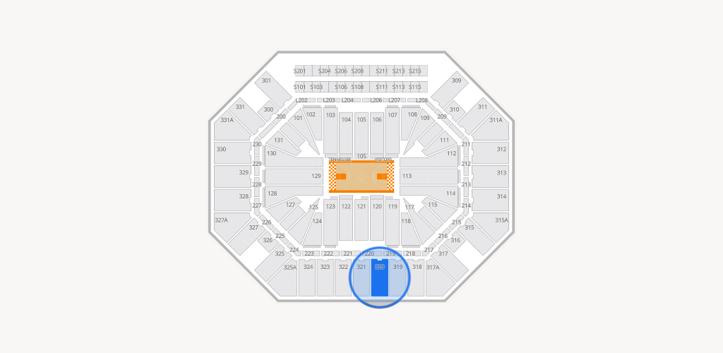 Thompson-Boling Arena at Food City Center Seating Chart