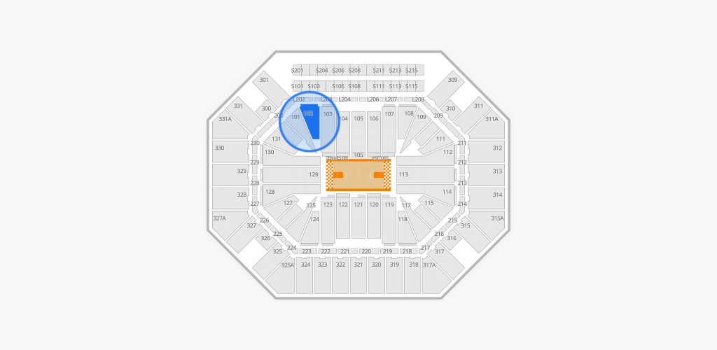 Thompson-Boling Arena at Food City Center Seating Chart