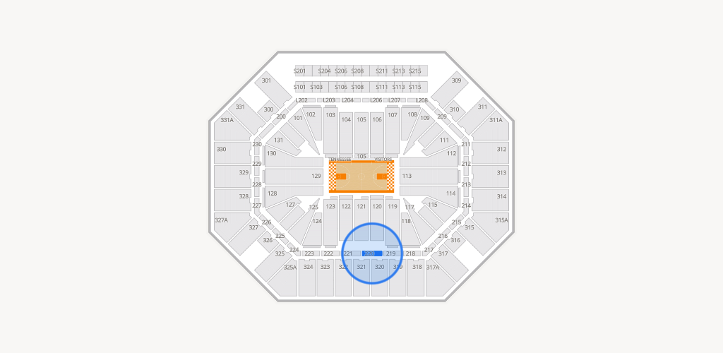 Thompson-Boling Arena at Food City Center Seating Chart