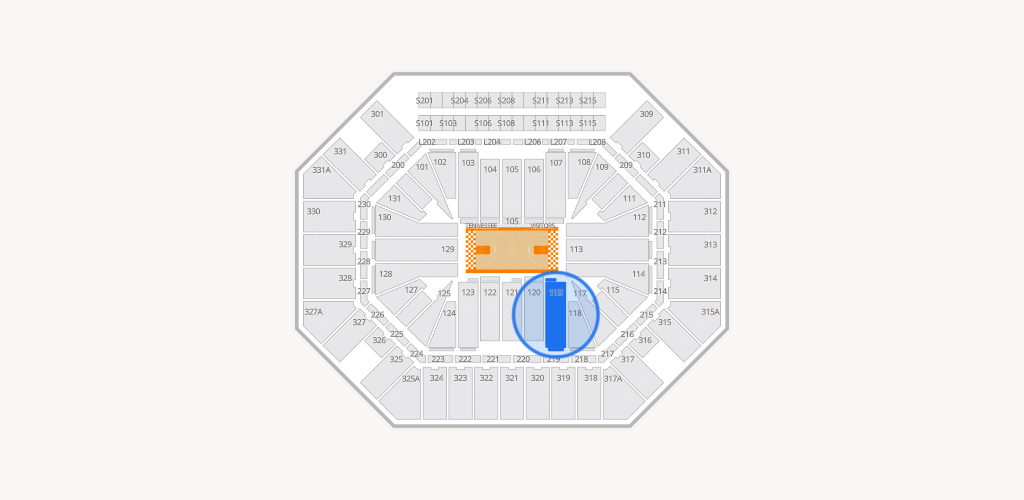 Thompson-Boling Arena at Food City Center Seating Chart
