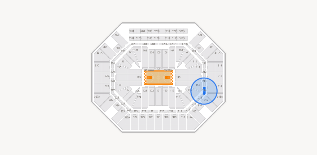 Thompson-Boling Arena at Food City Center Seating Chart