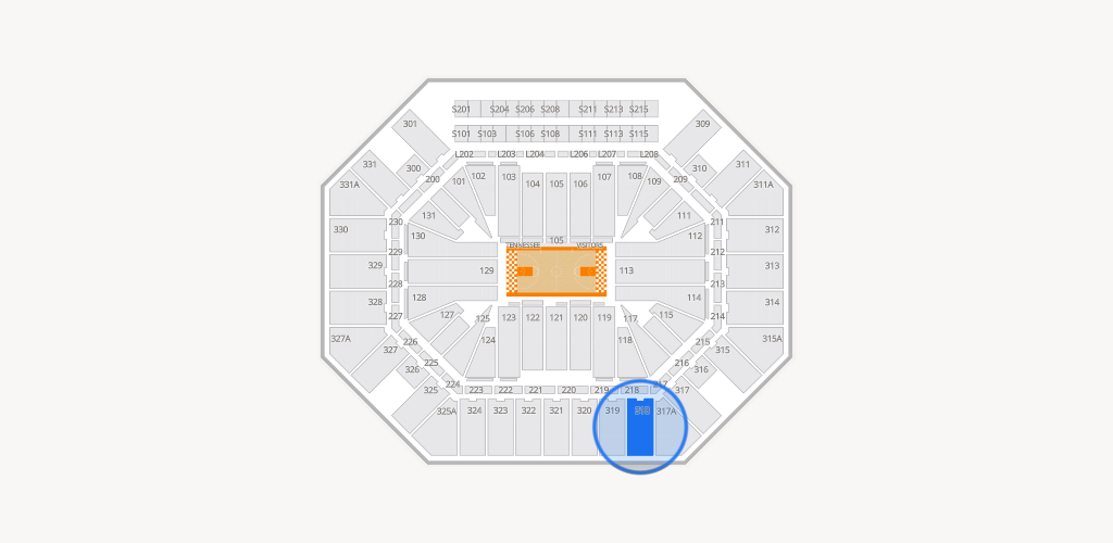 Thompson-Boling Arena at Food City Center Seating Chart