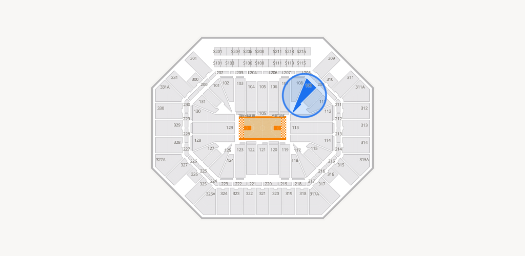 Thompson-Boling Arena at Food City Center Seating Chart