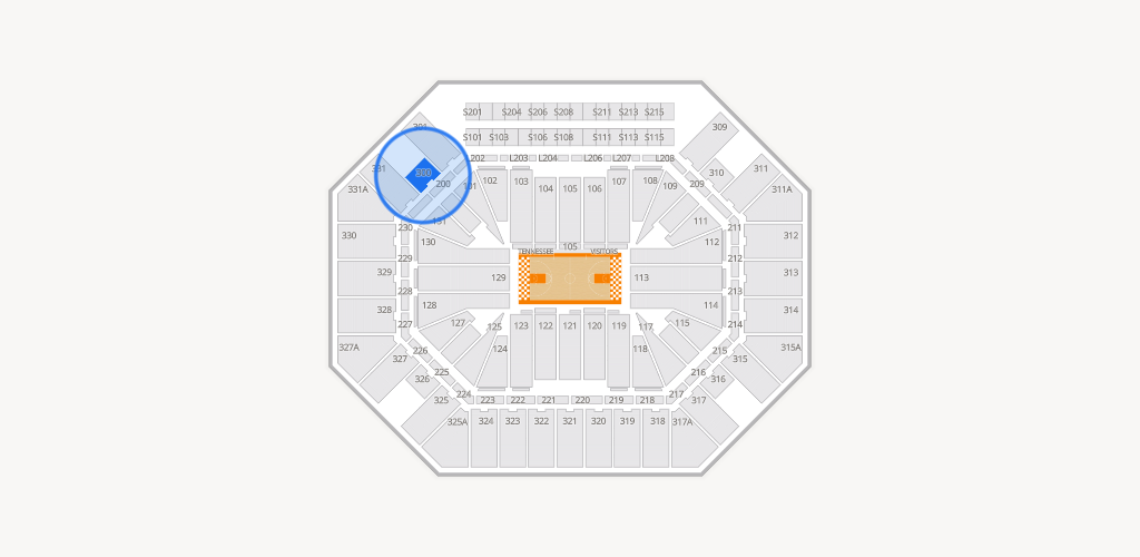 Thompson-Boling Arena at Food City Center Seating Chart