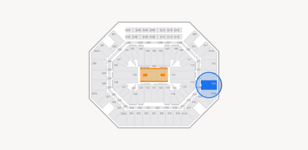 Thompson-Boling Arena at Food City Center Seating Chart