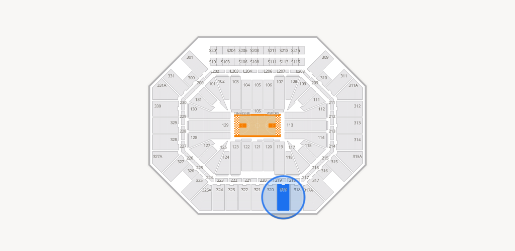 Thompson-Boling Arena at Food City Center Seating Chart