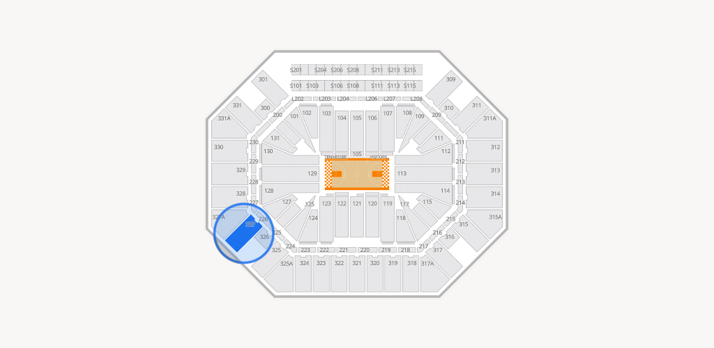 Thompson-Boling Arena at Food City Center Seating Chart