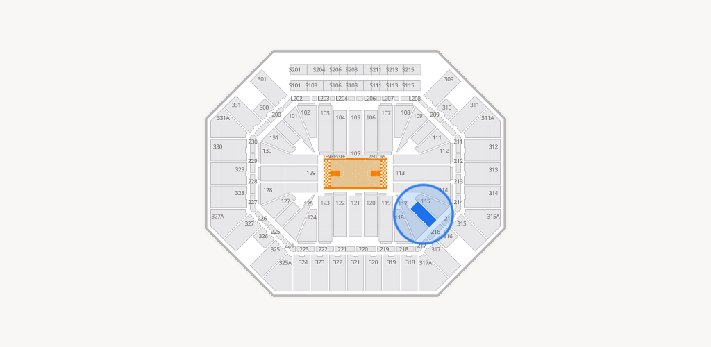 Thompson-Boling Arena at Food City Center Seating Chart