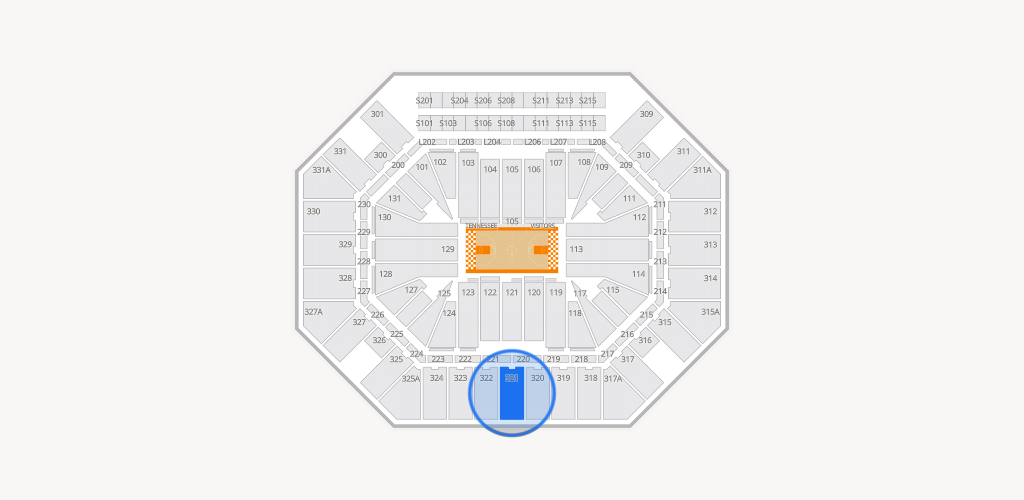 Thompson-Boling Arena at Food City Center Seating Chart