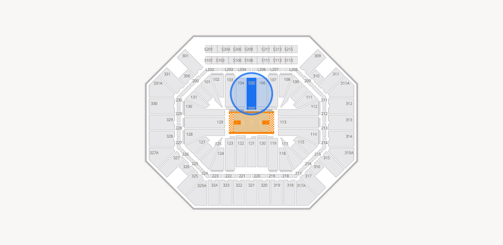 Thompson-Boling Arena at Food City Center Seating Chart