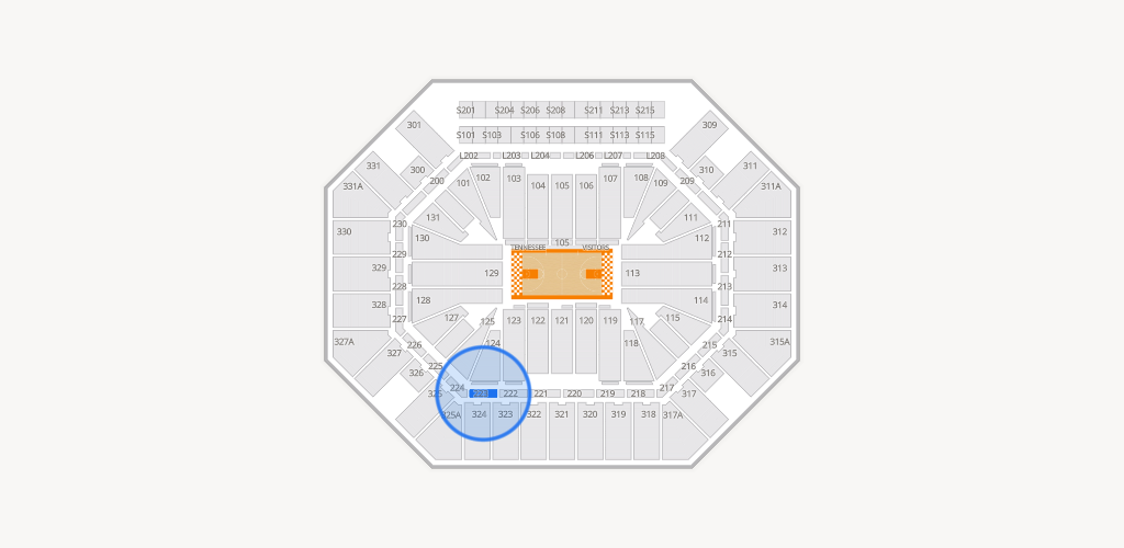 Thompson-Boling Arena at Food City Center Seating Chart