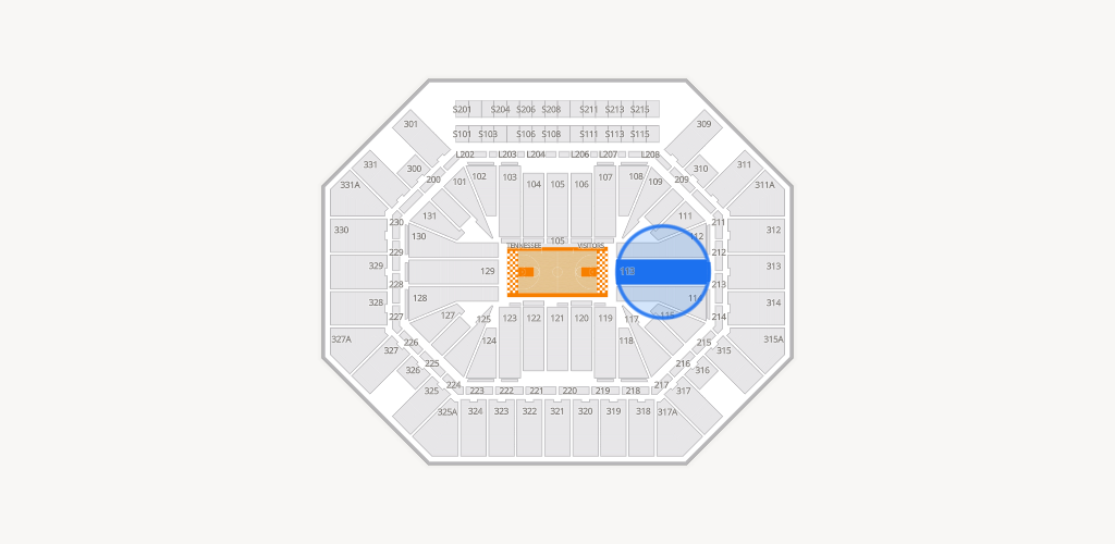 Thompson-Boling Arena at Food City Center Seating Chart