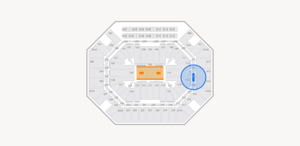Thompson-Boling Arena at Food City Center Seating Chart