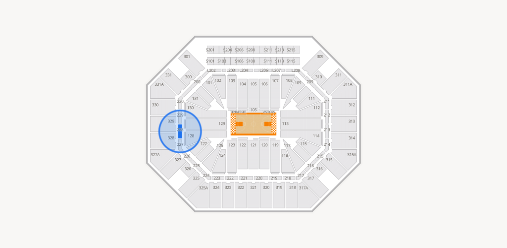 Thompson-Boling Arena at Food City Center Seating Chart