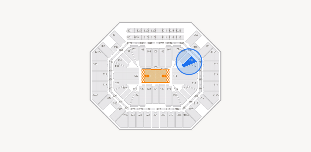 Thompson-Boling Arena at Food City Center Seating Chart