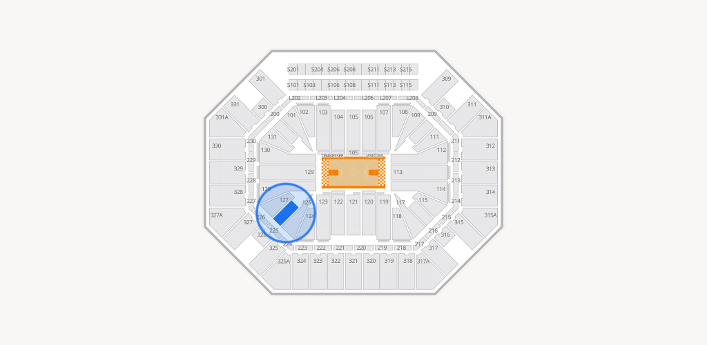 Thompson-Boling Arena at Food City Center Seating Chart